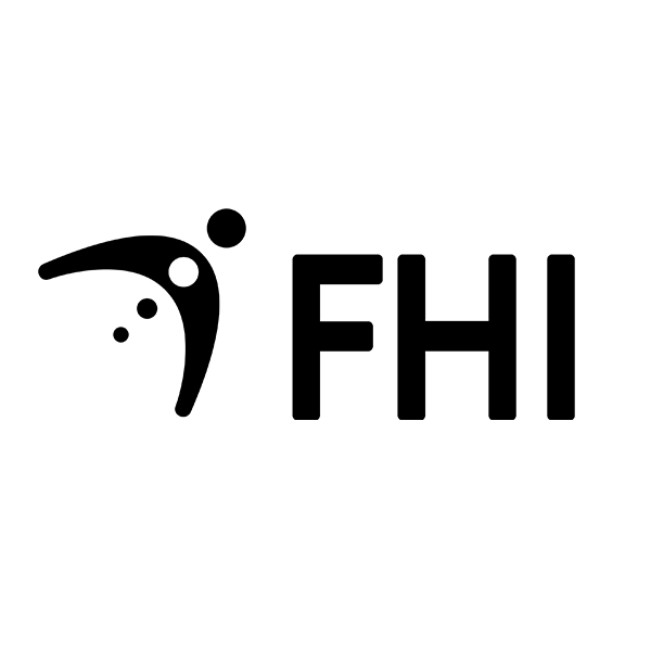 a black and white photo of the word fhi.